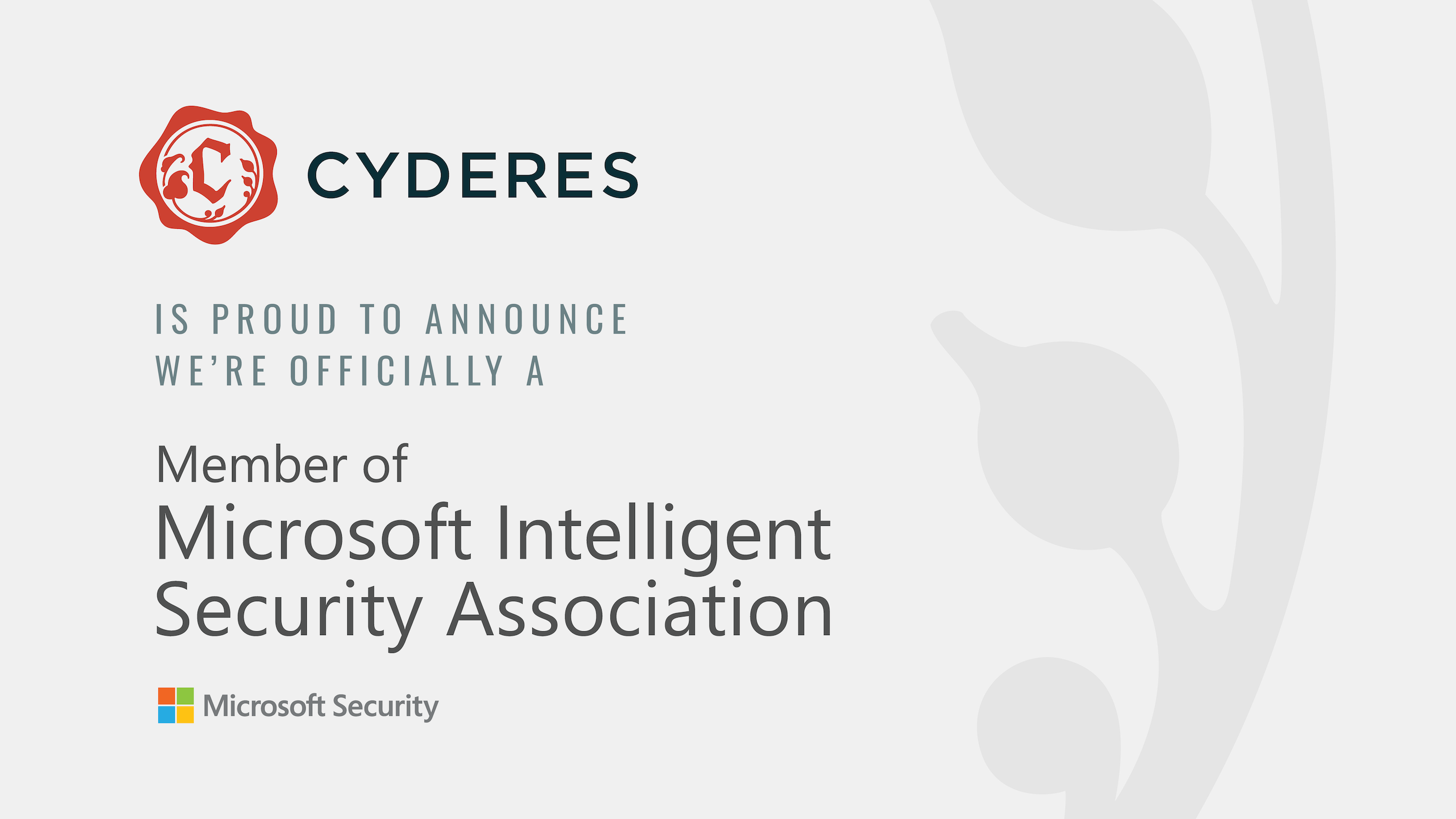 Cyderes Joins Elite Microsoft Intelligent Security Association